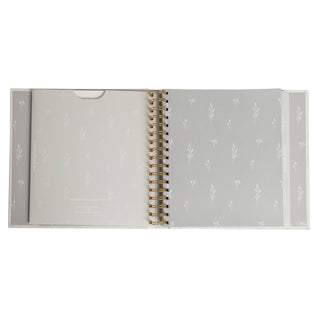 Deer Print Square Baby Book, Memory Book