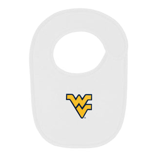 West Virginia Mountaineers Solid Newborn Bib: Navy / Newborn