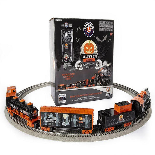 Lionel Hallow's Eve Express Electric O Gauge Train Set with Remote and Bluetooth 5.0 Capability