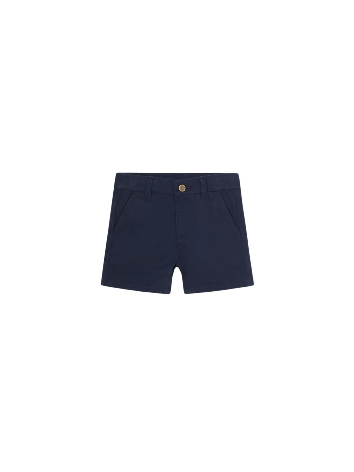 Mayoral Basic Chino Twill Shorts for Baby-Boys Navy 18 Months (86cm)