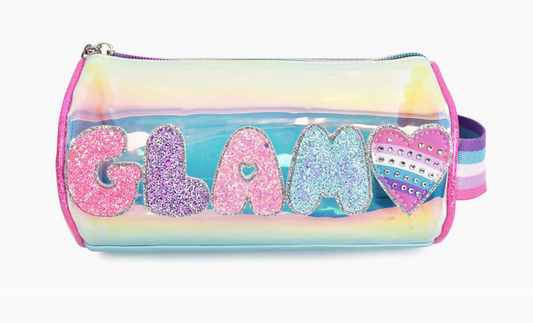 'glam' Heart Clear Glazed Beauty Tube