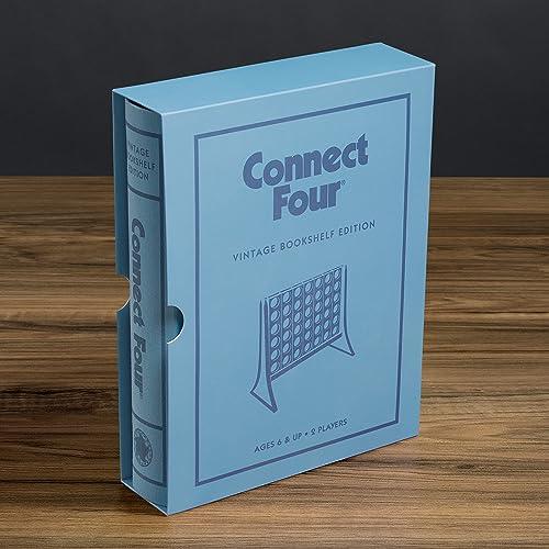 WS Game Company Connect Four Vintage Bookshelf Edition