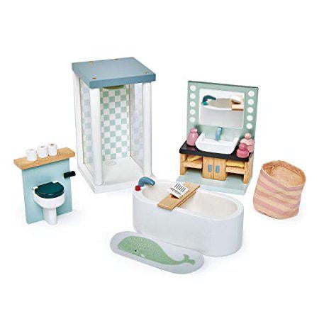 Tender Leaf Toys Dolls House Bathroom Set