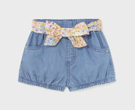 Mayoral Baby Girl Belted Shorts