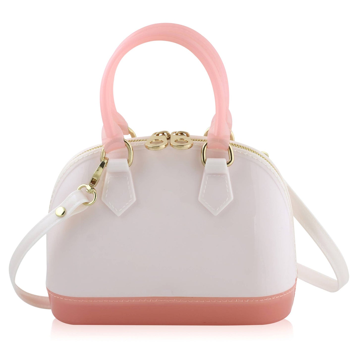 Cate in Pink & White: Tiny Dancer Edition Kids Jelly Purse