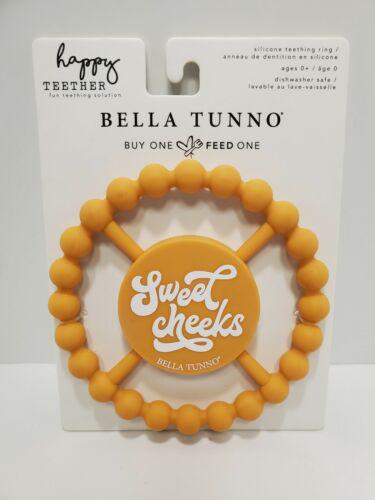 Bella Tunno Sweet Cheeks Happy Teether in Orange