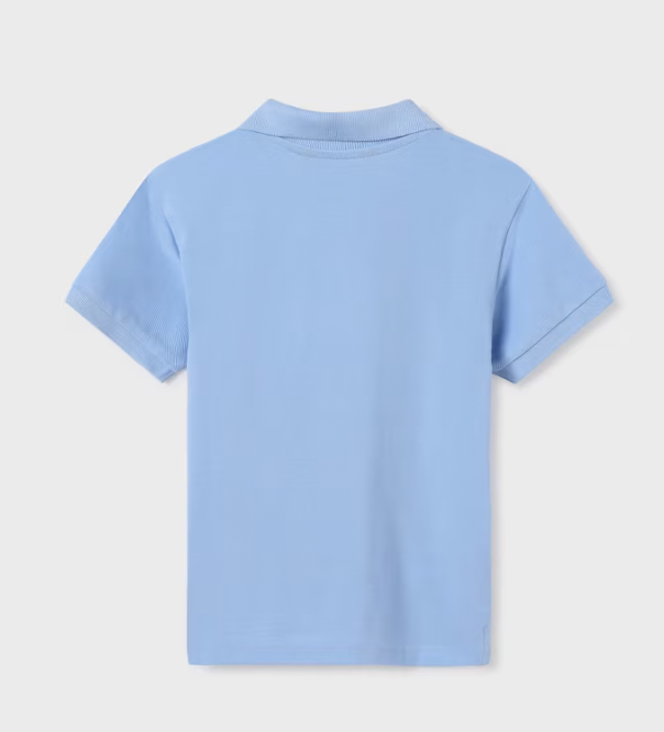 Mayoral Boy's Oxford Blue Polo Shirt